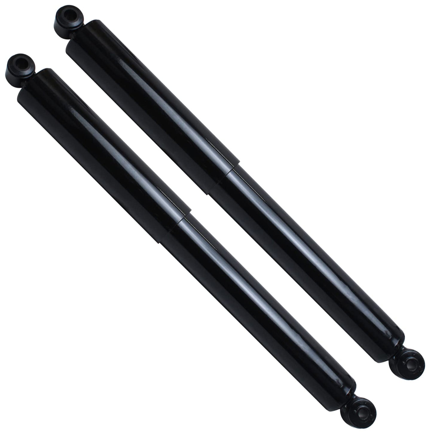 Detroit Axle - Front and Rear Shock Absorbers for 2007-2017 Jeep Wrangler, 2018 Wrangler JK 4 Complete Shock Absorber Assembly 2008 2009 2010 2011 2012 2013 2014 2015 2016 Replacement