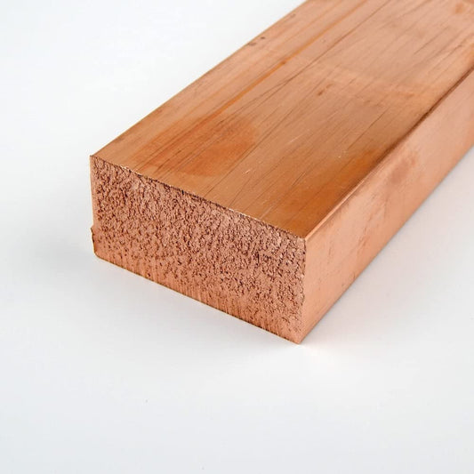 110 Copper Rectangular Bar, Unpolished (Mill) Finish, H04 Temper, ASTM B187, 1/8" Thickness, 3/4" Width, 24" Length, OnlineMetals