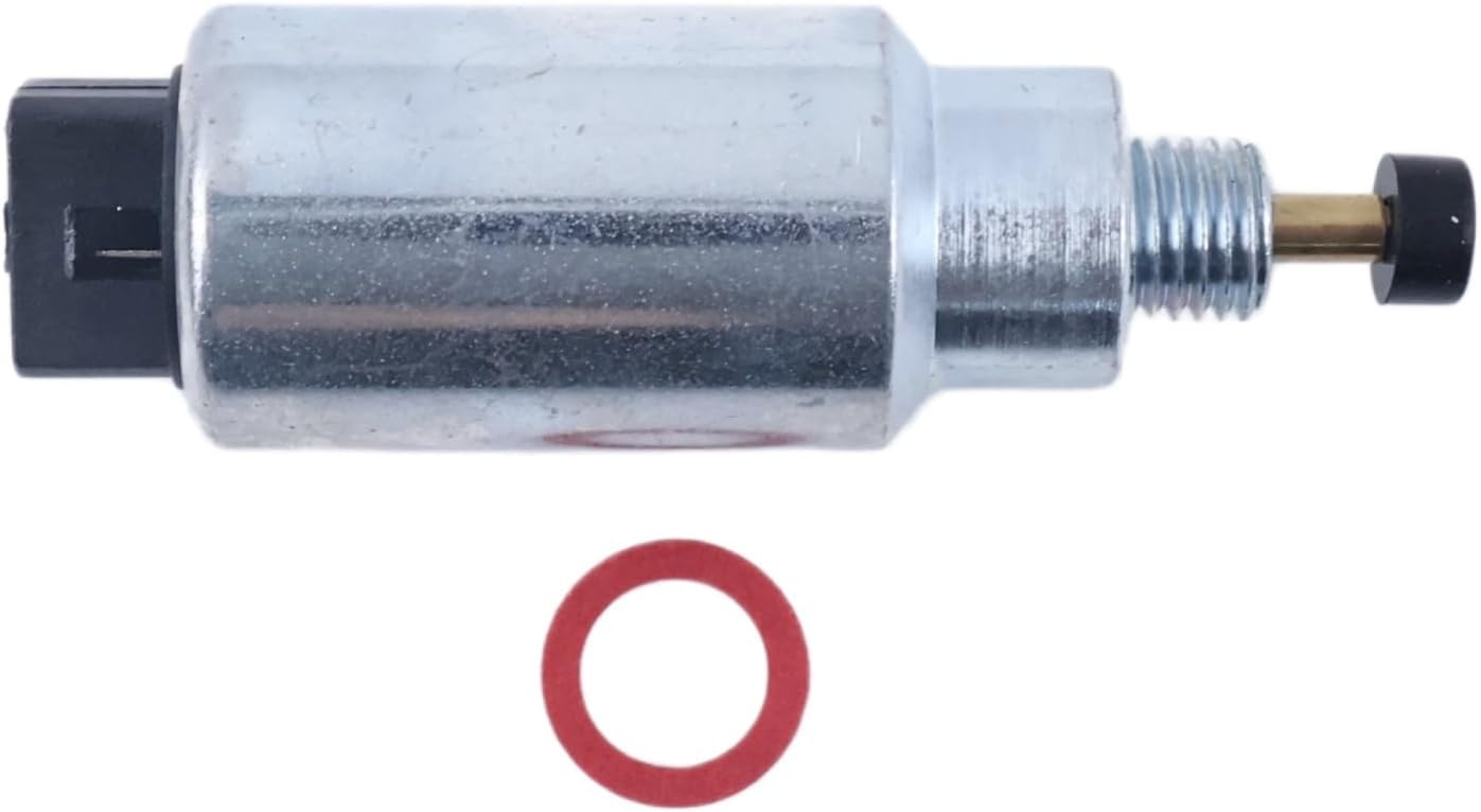 Carburetor Fuel Solenoid 699915 695423 for Briggs & Stratton Nikki Carb | with Rubber Tip; for 695423 699878 794572 799727 799728 796109 499161 496592 498231 Carburetors