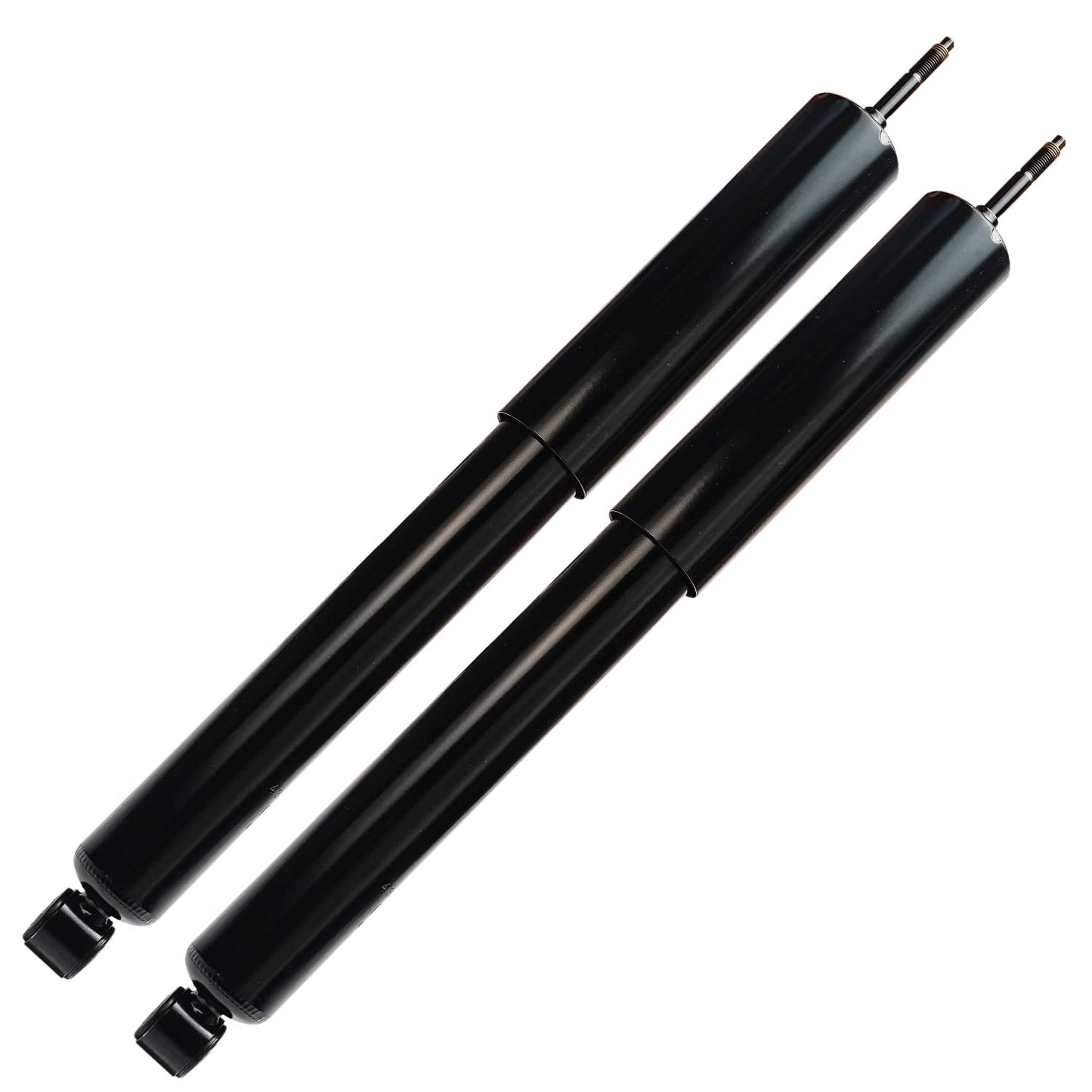 Detroit Axle - Front and Rear Shock Absorbers for 2007-2017 Jeep Wrangler, 2018 Wrangler JK 4 Complete Shock Absorber Assembly 2008 2009 2010 2011 2012 2013 2014 2015 2016 Replacement