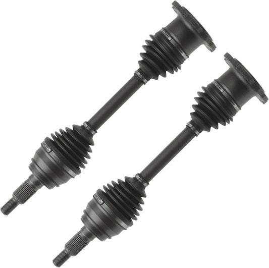Detroit Axle - 4WD Front CV Axles for 2007-2020 Chevrolet Silverado 1500 | GMC Sierra 1500 Yukon Tahoe Cadillac Escalade, Suburban Avalanche, CV Axle Shafts Assembly Replacement [6 Lugs]