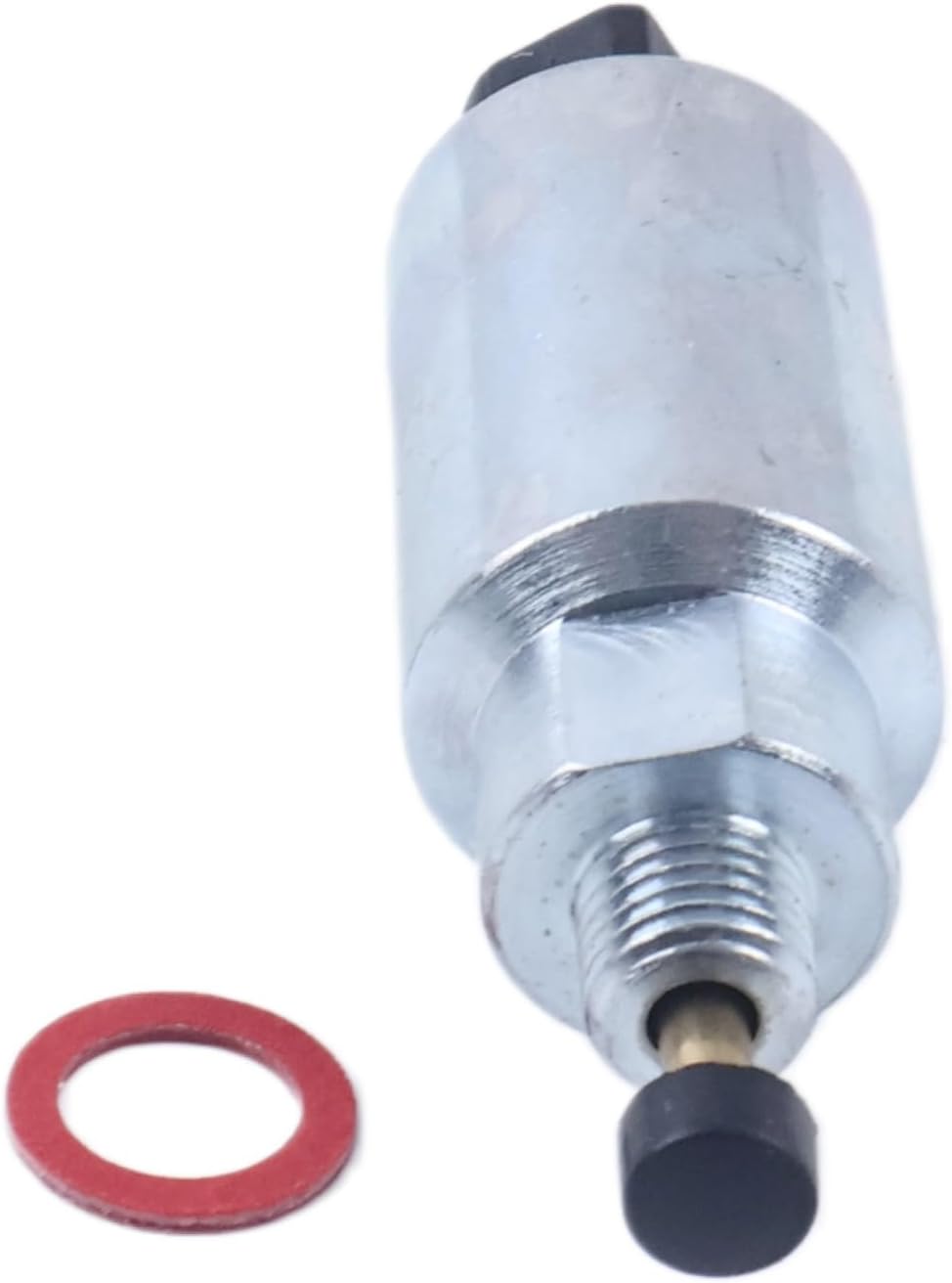 Carburetor Fuel Solenoid 699915 695423 for Briggs & Stratton Nikki Carb | with Rubber Tip; for 695423 699878 794572 799727 799728 796109 499161 496592 498231 Carburetors
