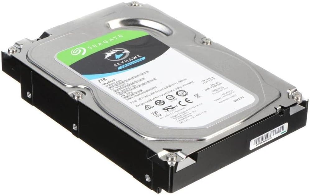 Seagate Skyhawk Surveillance ST2000VX008 2TB SATA 6.0GB/s 64MB Hard Drive (3.5 inch)
