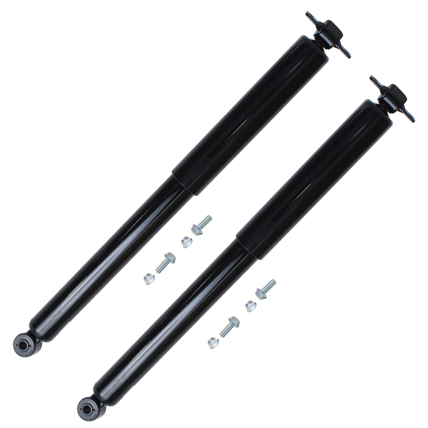 Detroit Axle - Rear Shock Absorbers for 2007-2024 Chevrolet Silverado 1500 | GMC Sierra 1500, 2pc Rear Shock Absorbers Assembly Pair Replacement