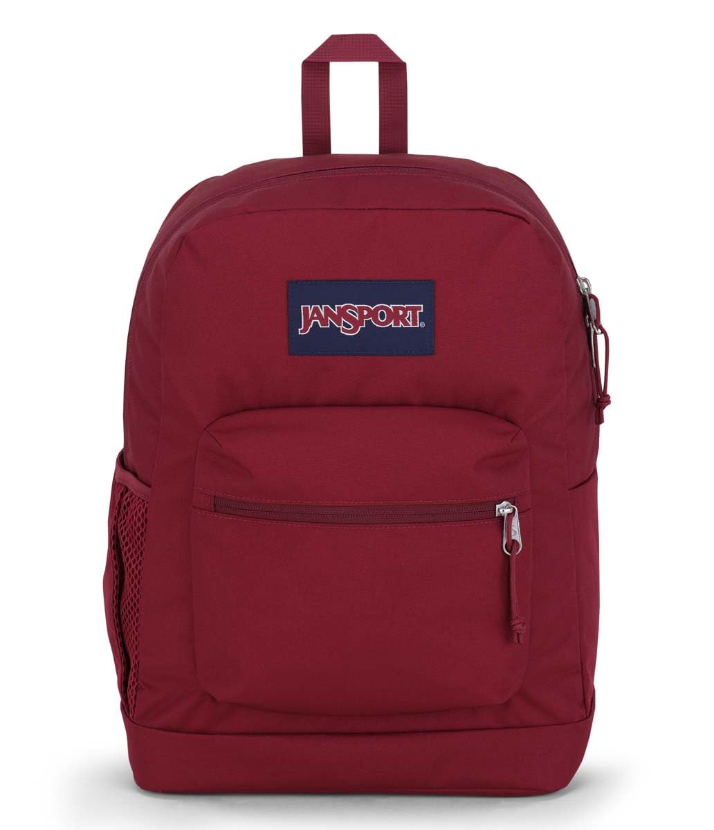 JanSport Cross Town Plus Backpack - Large Main Compartment, Side Water Bottle Pocket, 15-Inch Padded Laptop Sleeve - Black