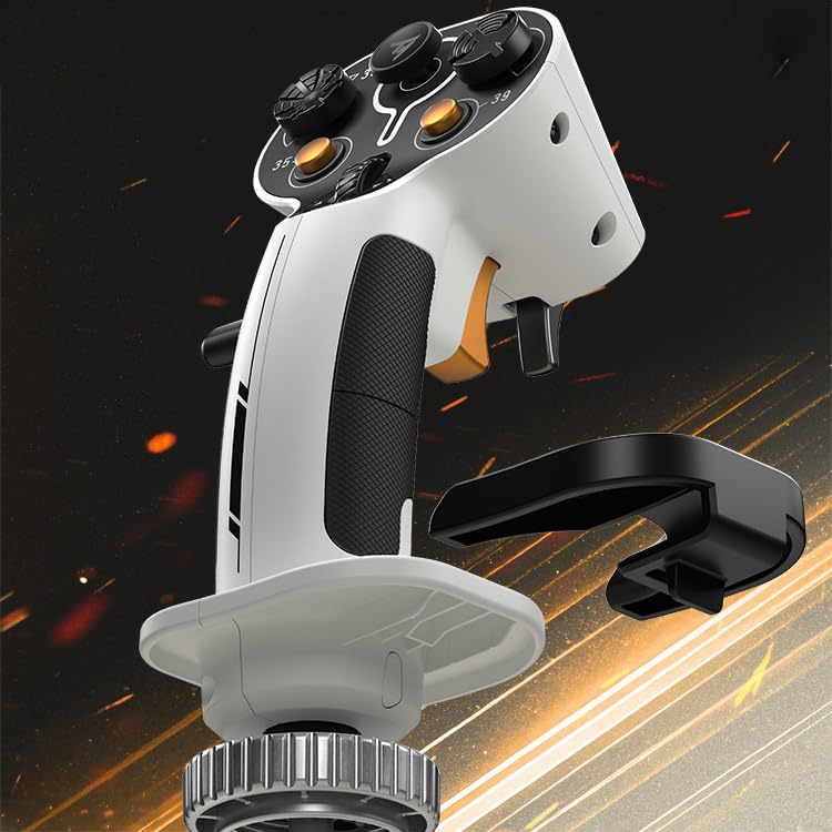 Thrustmaster Sol-R2 HOSAS Dual Space Combat Flight Joystick Set - PC | 88 programable actions buttons, 2 detachable grips, 2 throttles, zero drift, interchangeable rests, backlit sci-fi design