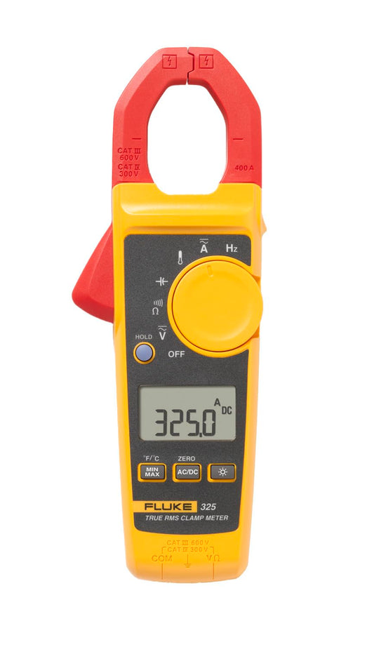 Fluke 325 True-RMS Clamp Meter with Frequency, Temperature & Capacitance Measurements | Frequency Measurements, Temperature Measurements, Capacitance Measurements
