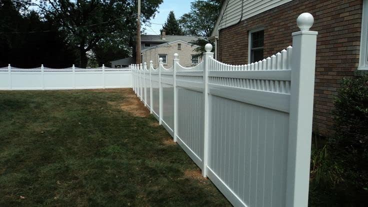 Vinyl Fence Warehouse - 5" Vinyl Ball Top Cap (8)