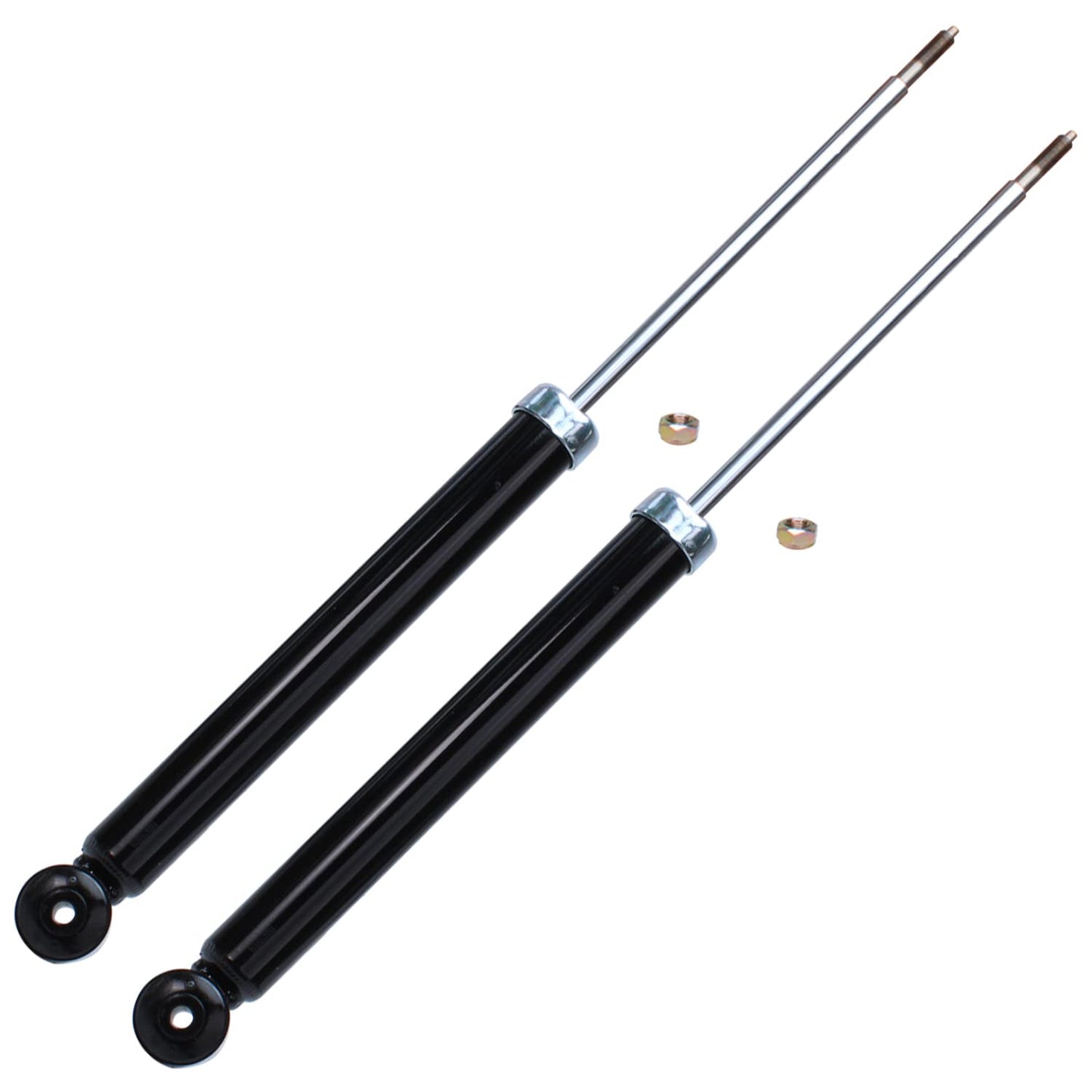 Detroit Axle - Rear Shock Absorbers for 2007-2024 Chevrolet Silverado 1500 | GMC Sierra 1500, 2pc Rear Shock Absorbers Assembly Pair Replacement