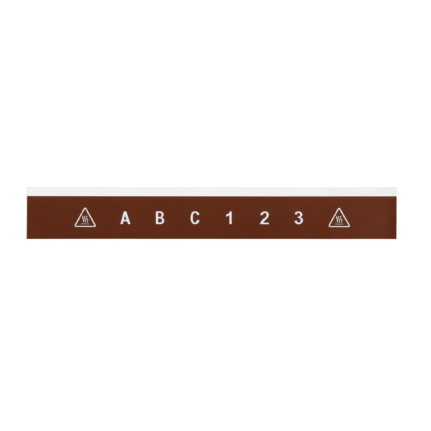 Brady Authentic (M21-750-595-WT) All-Weather Vinyl Label for Indoor/Outdoor ID, Lab and Equipment Labeling, Black on White- For M210, M210-LAB, M211, BMP21-PLUS and BMP21-LAB Printers, .75" W 21' L
