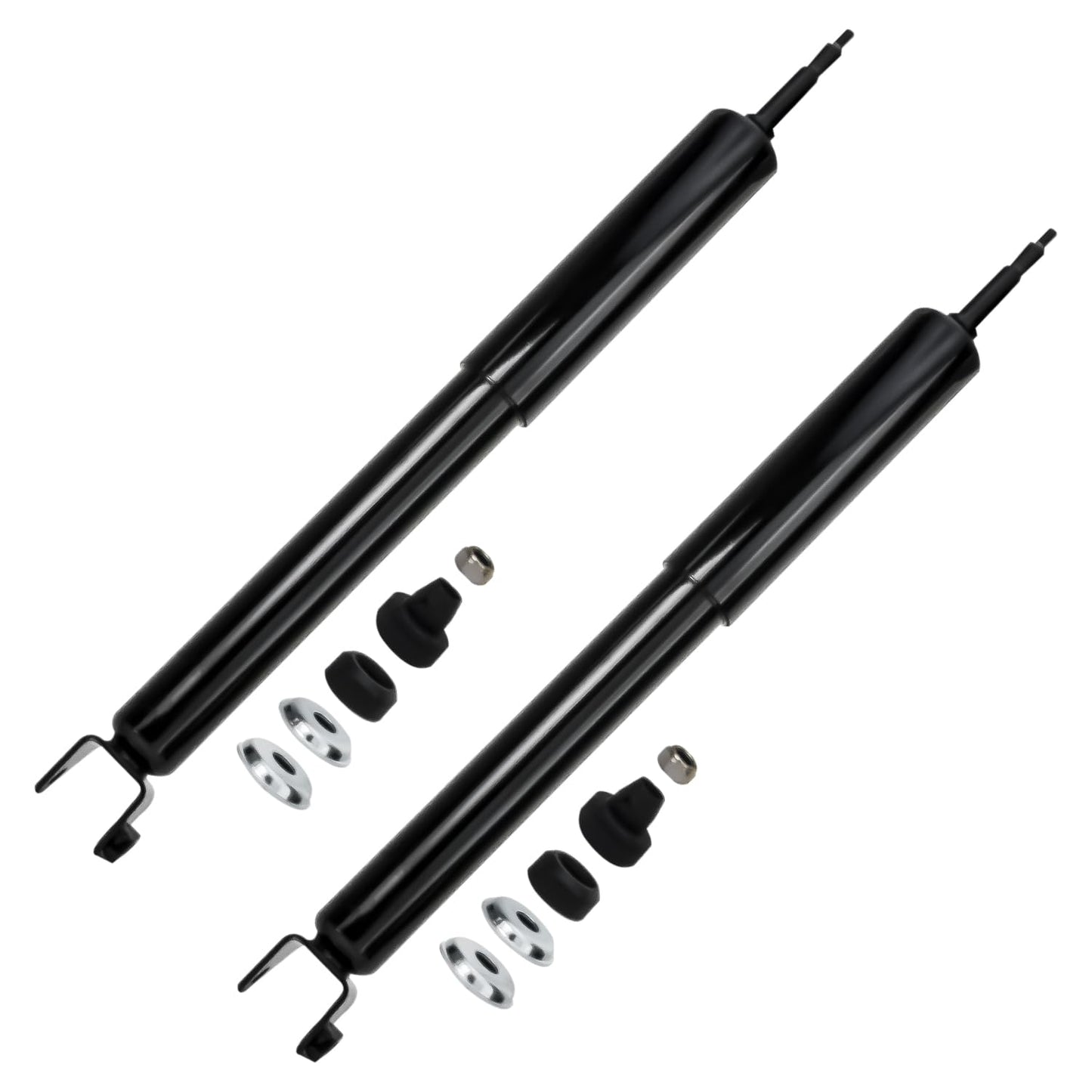 Detroit Axle - Rear Shock Absorbers for 2007-2024 Chevrolet Silverado 1500 | GMC Sierra 1500, 2pc Rear Shock Absorbers Assembly Pair Replacement