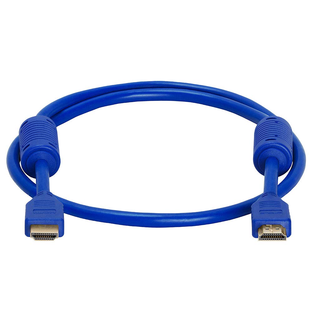Cmple - HDMI Cable 10FT High Speed HDTV Ultra-HD (UHD) 3D, 4K @60Hz, 18Gbps 28AWG HDMI Cord Audio Return 10 Feet Purple