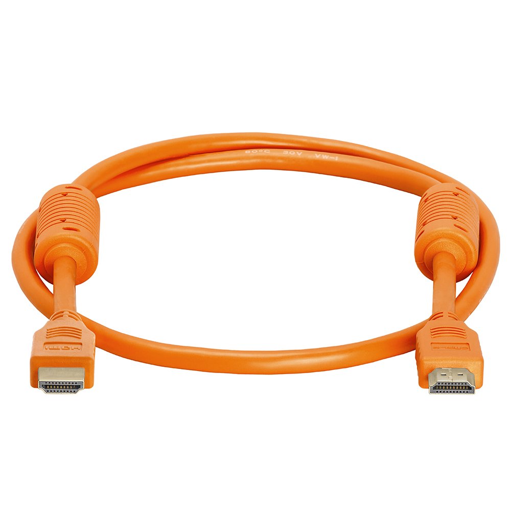 Cmple - HDMI Cable 10FT High Speed HDTV Ultra-HD (UHD) 3D, 4K @60Hz, 18Gbps 28AWG HDMI Cord Audio Return 10 Feet Purple