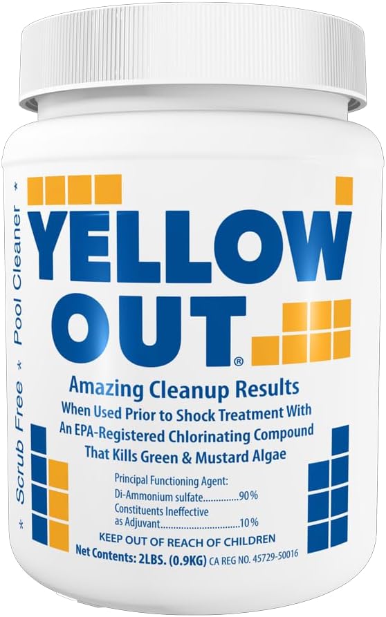 Yellow Out Swimming Pool Chlorine Shock Enhancing Treatment - 2 lbs.