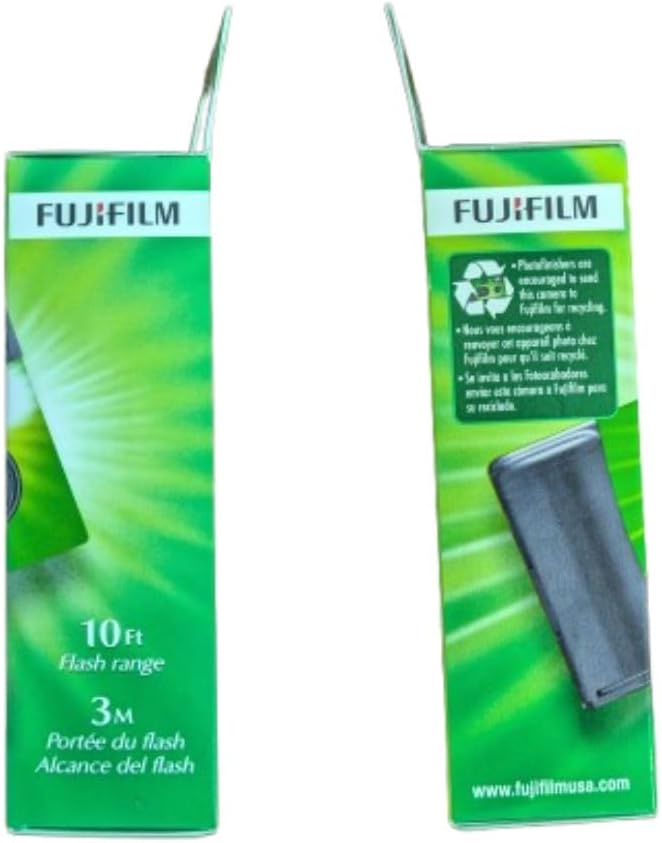 Fujifilm QuickSnap Flash 400 One Time Use 35mm Camera with, 27 Exposures, 4-Pack
