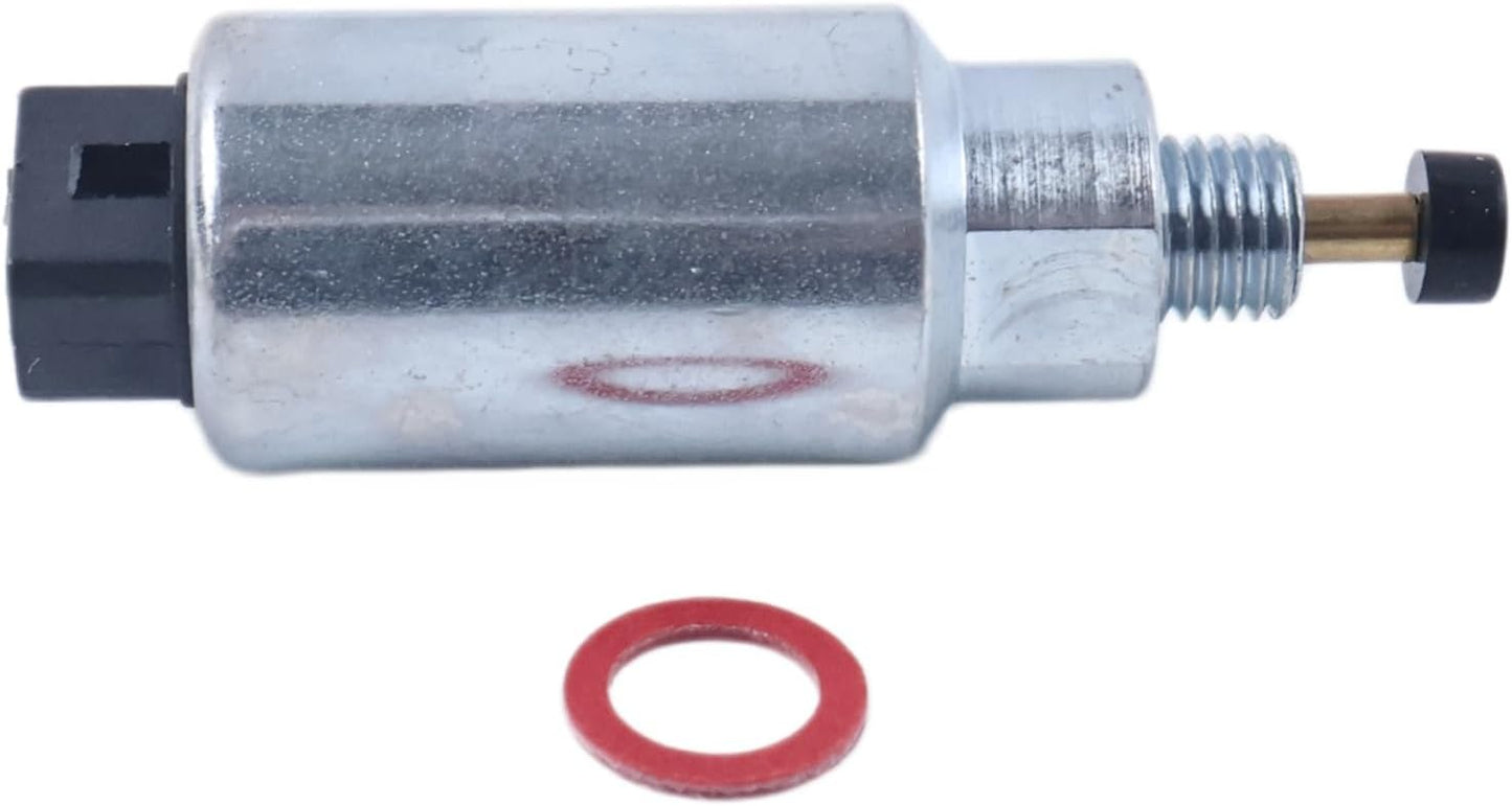 Carburetor Fuel Solenoid 699915 695423 for Briggs & Stratton Nikki Carb | with Rubber Tip; for 695423 699878 794572 799727 799728 796109 499161 496592 498231 Carburetors
