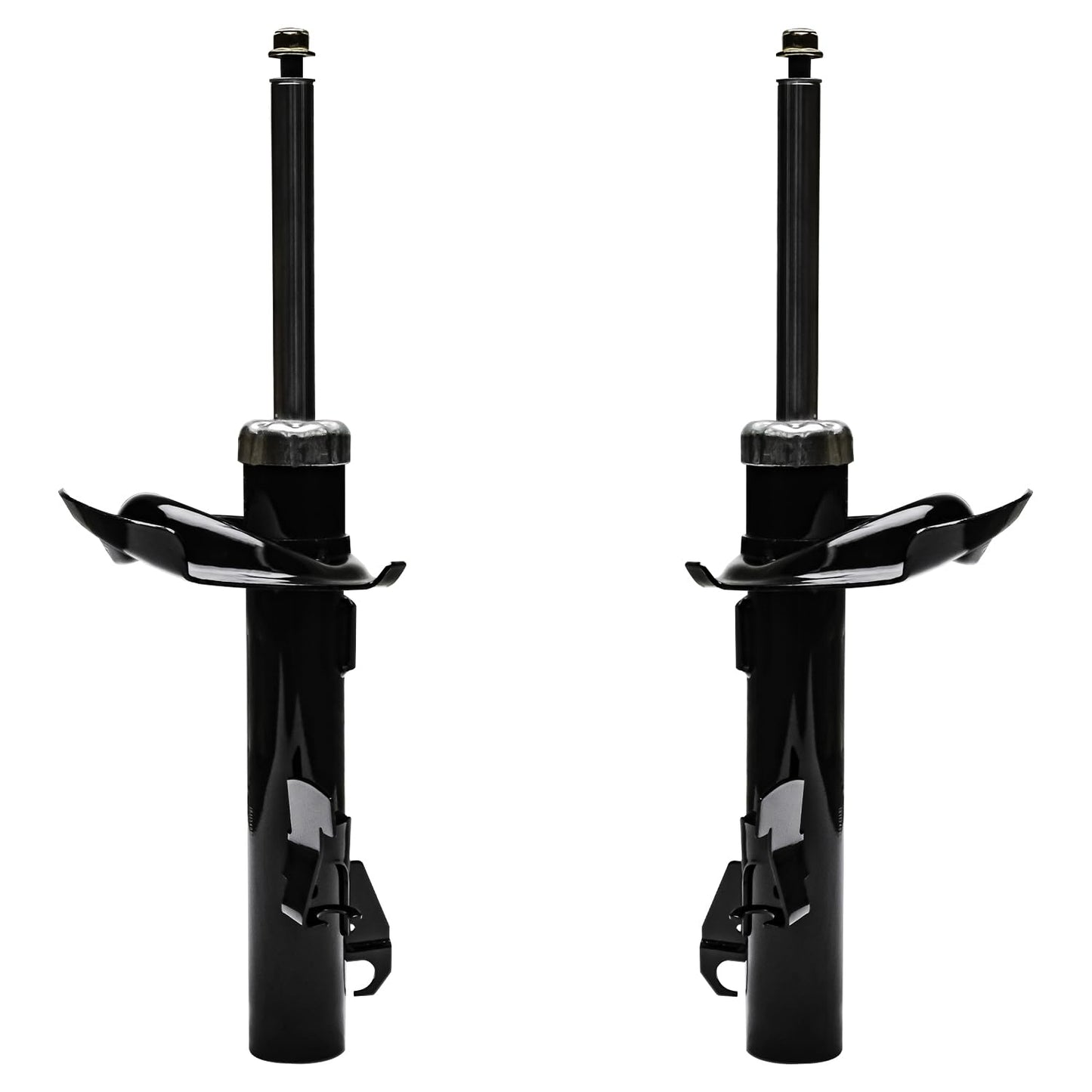 Detroit Axle - Front and Rear Shock Absorbers for 2007-2017 Jeep Wrangler, 2018 Wrangler JK 4 Complete Shock Absorber Assembly 2008 2009 2010 2011 2012 2013 2014 2015 2016 Replacement