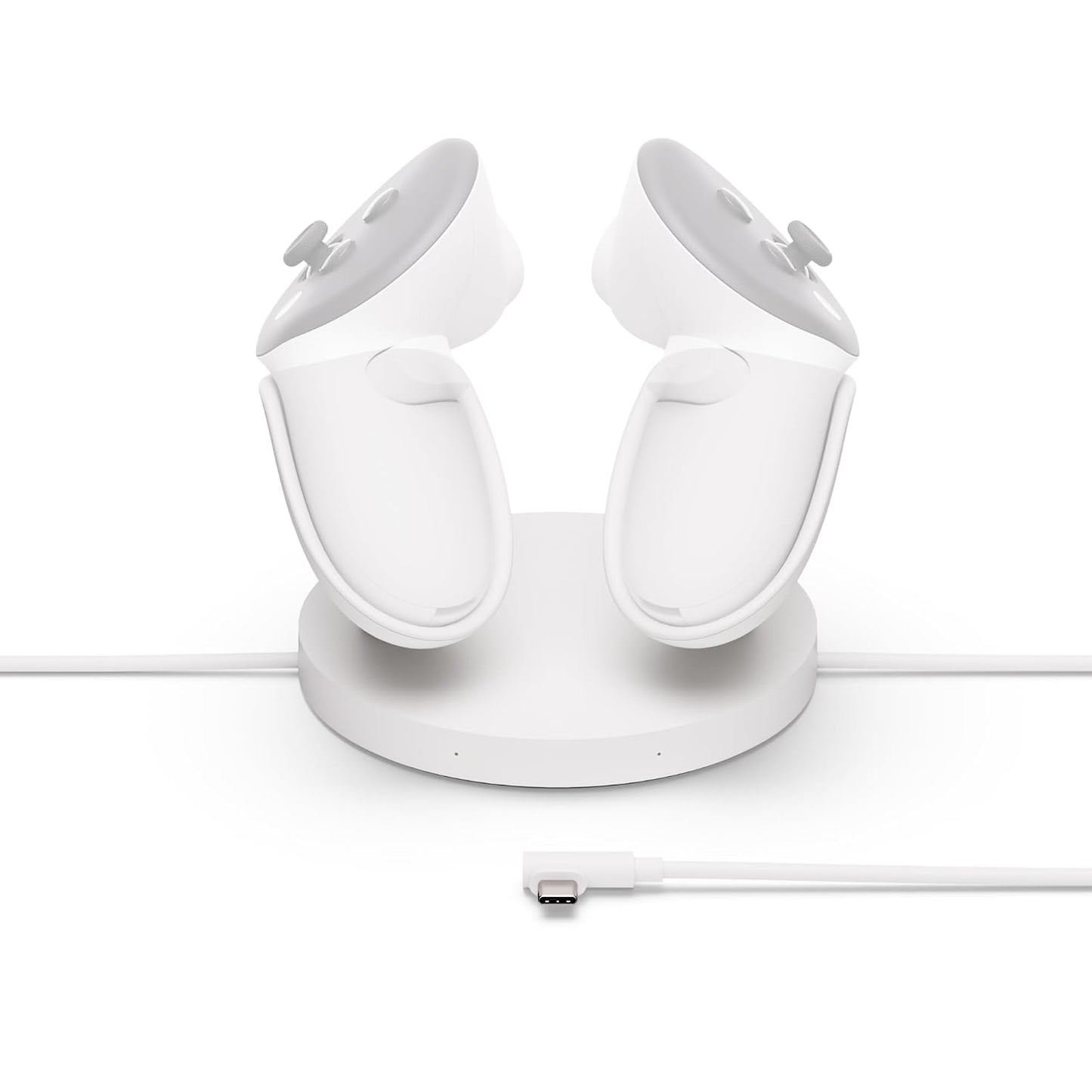 Meta Quest Compact Charging Dock — Works with Meta Quest 3/3S — Extended Headset Charging Cable — Wireless Charging for Touch Plus Controllers | Compact charging dock with rechargeable batteries and USB-C cables for Quest 3, Quest 3S and Touch Plus contro