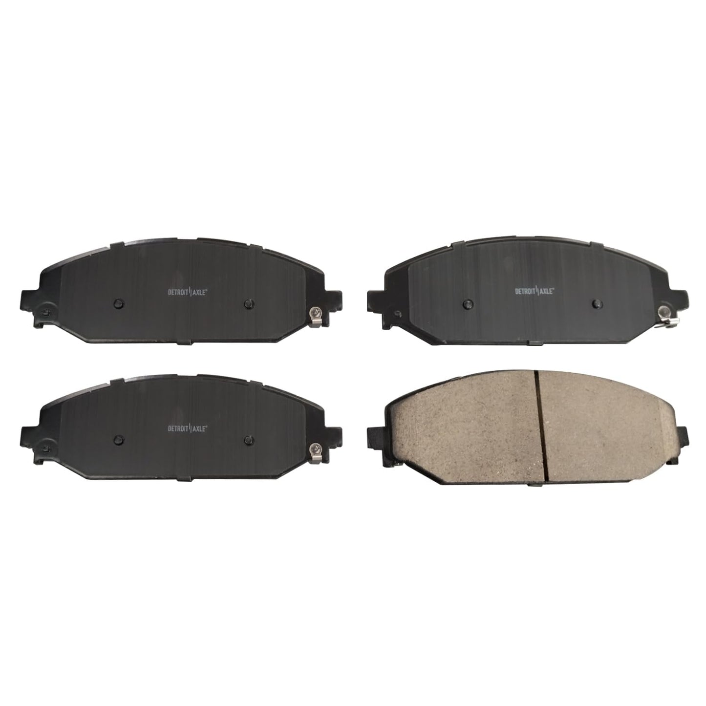 Detroit Axle - Front Brake Kit for Chrysler 300 Dodge Challenger Charger Magnum Replacement Disc Brakes Rotors and Ceramic Brake Pads : 12.6" inch Rotor