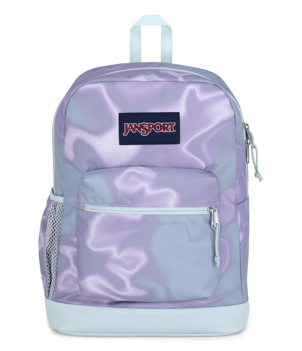 JanSport Cross Town Plus Backpack - Large Main Compartment, Side Water Bottle Pocket, 15-Inch Padded Laptop Sleeve - Black