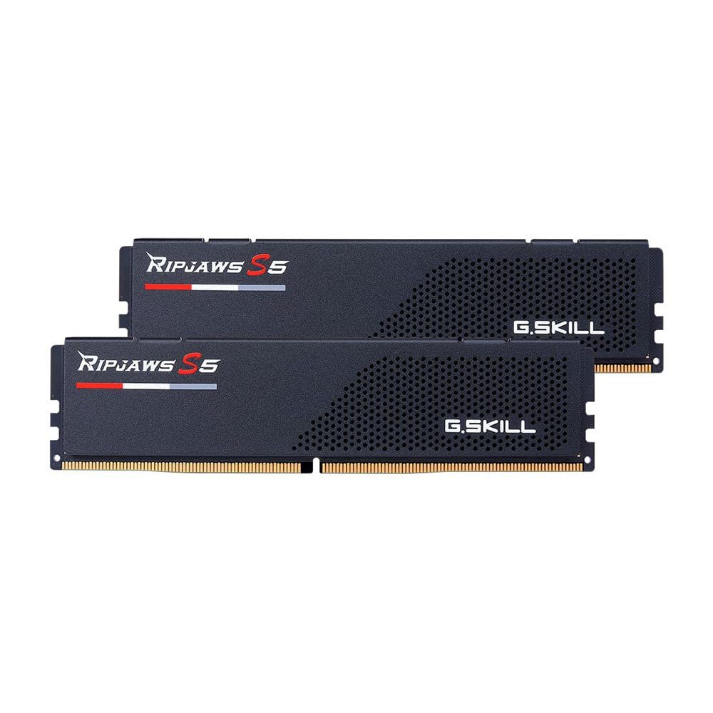 G.SKILL Ripjaws S5 Series DDR5 RAM (Intel XMP 3.0 & AMD Expo) 32GB (2x16GB) 6000MT/s CL36-36-36-96 1.35V Desktop Computer Memory U-DIMM - Matte Black (F5-6000J3636F16GX2-RS5K)