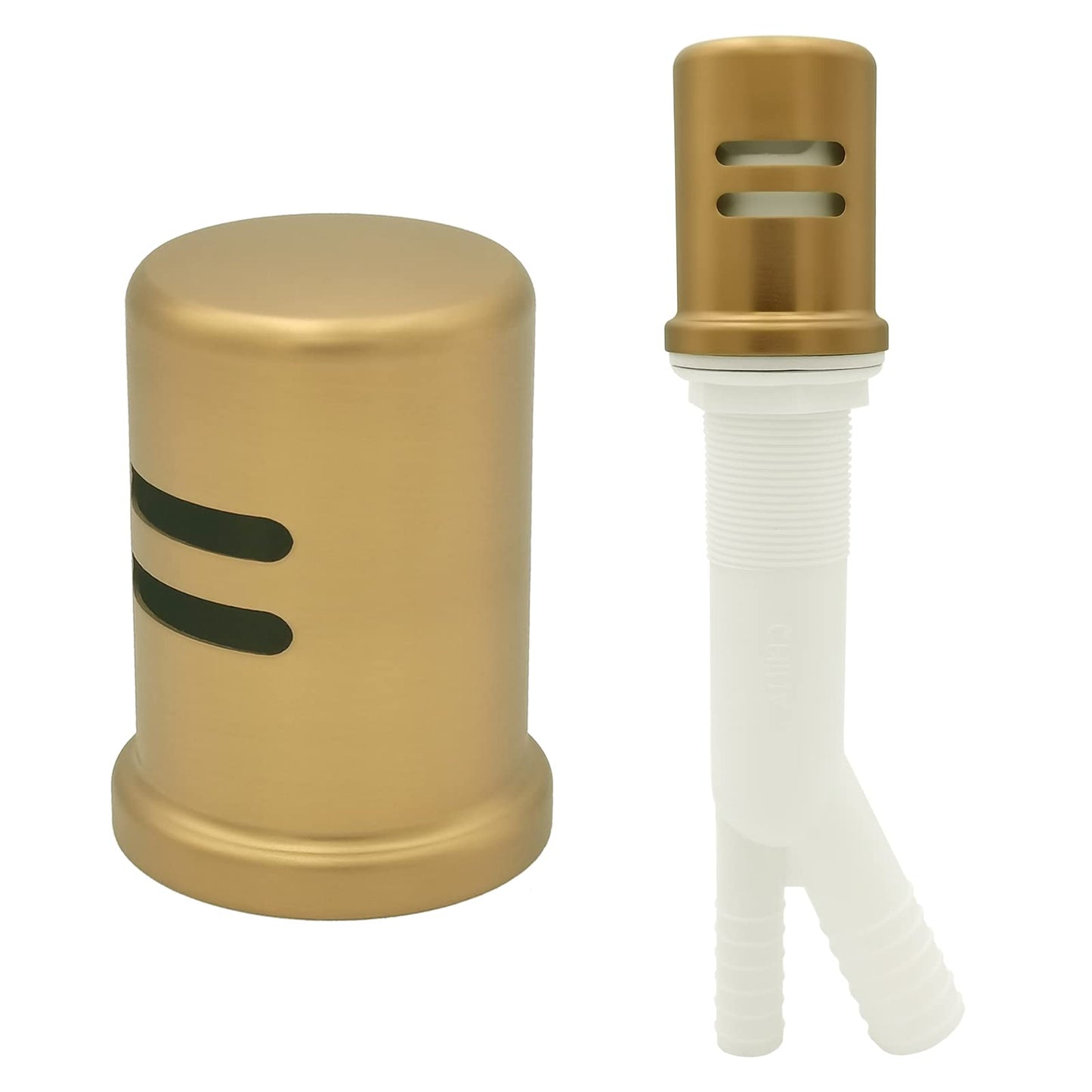 Dishwasher Air Gap Cover Black only, Skirted, Replacement Black air gap dishwasher,Solid Brass,Matte Black Finish