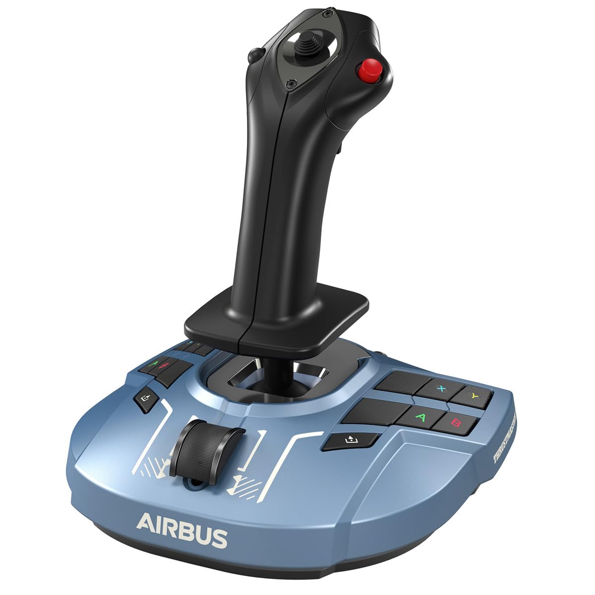 Thrustmaster TCA Captain Pack X Airbus Sidestick & Throttle - XBOX & PC | A320 1:1 replica, 14 remappable buttons, thrust reverser, twist rudder, 31 mappable quadrant buttons, 4 axes, for MSFS