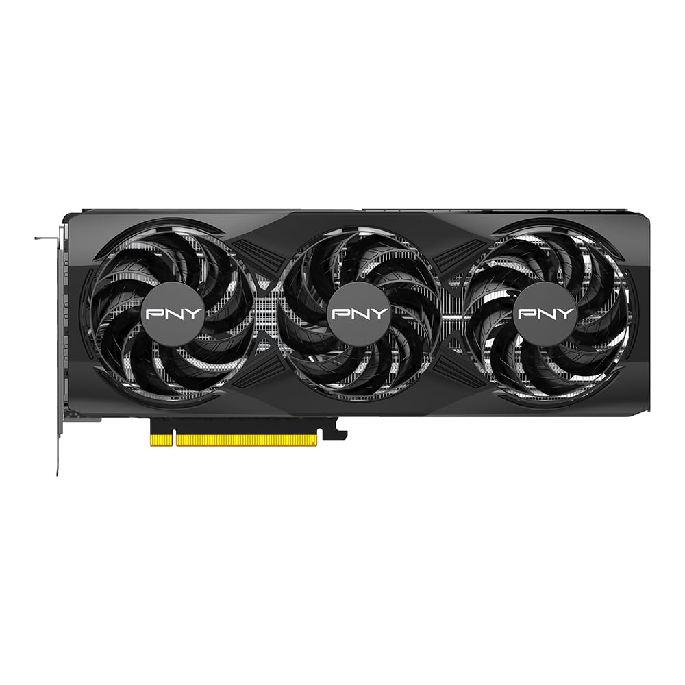 PNY NVIDIA GeForce RTX™ 5070 OC Triple Fan, Graphics Card (12GB GDDR7, 192-bit, Boost Speed: 2587 MHz, SFF-Ready, PCIe® 5.0, HDMI®/DP 2.1, 2.4-Slot, Blackwell Architecture, DLSS 4)