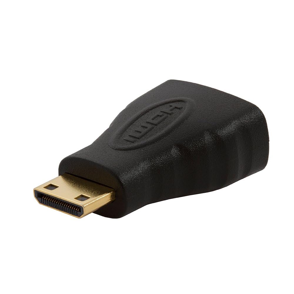 Cmple 10 Pack Micro HDMI Male to HDMI Female Adapter, Gold Plated, Compact Size
