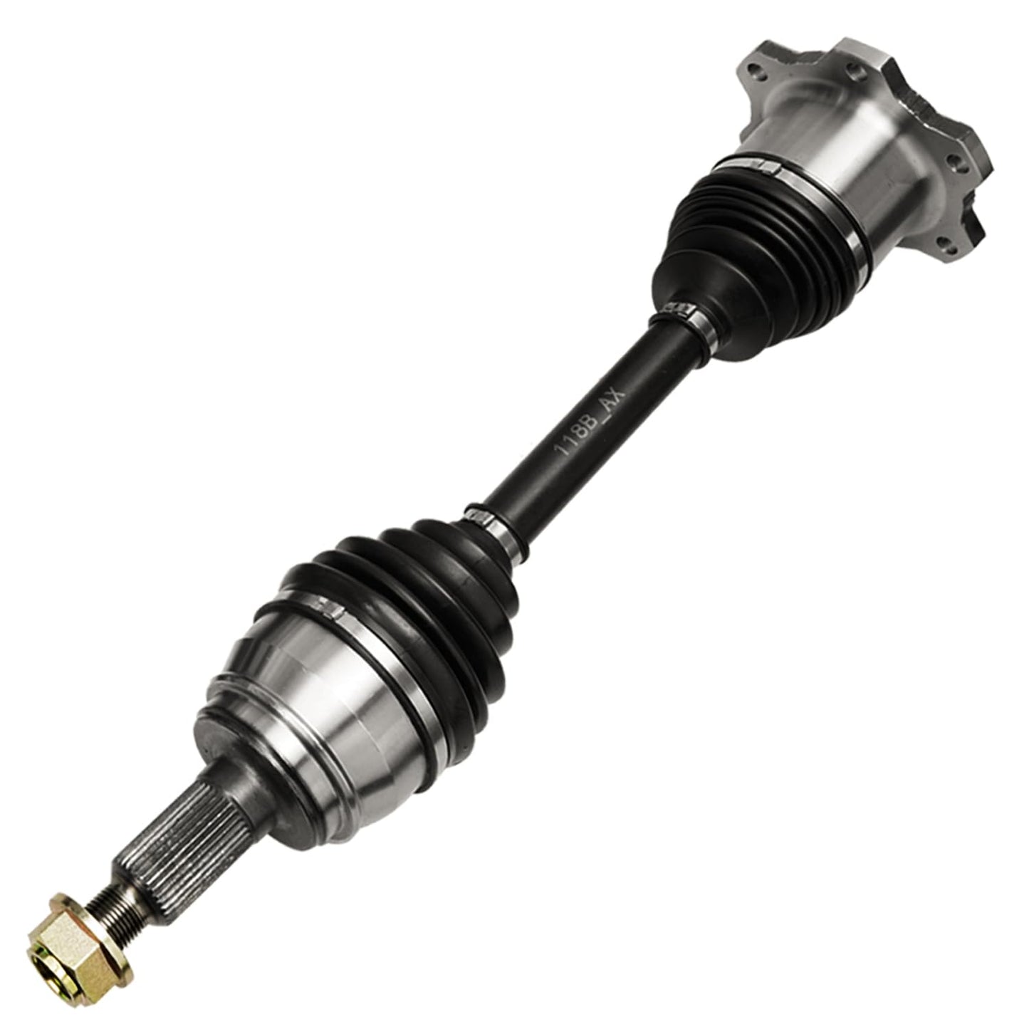 Detroit Axle - 4WD 2 Front CV Axle Shafts for 2007-2020 Chevy Silverado 1500 GMC Sierra Suburban Yukon XL 1500 Tahoe Avalanche Escalade ESV EXT 6 Lugs CV Axle Shafts Assembly Pair Replacement