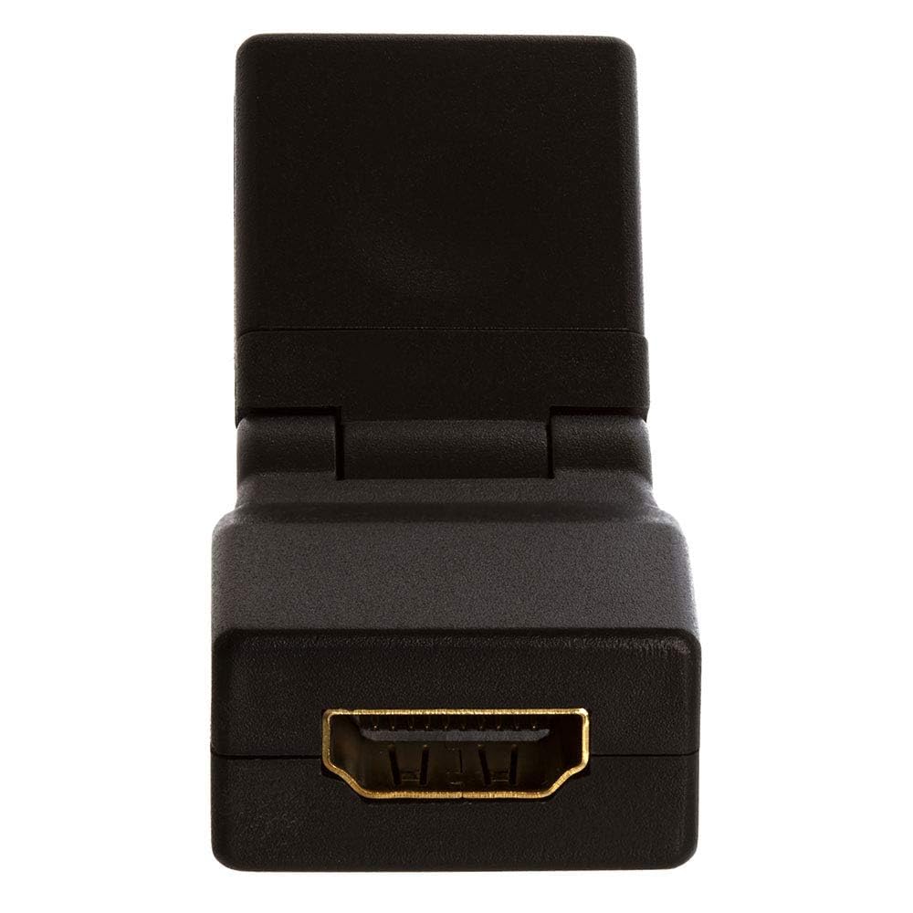 Cmple 10 Pack Micro HDMI Male to HDMI Female Adapter, Gold Plated, Compact Size