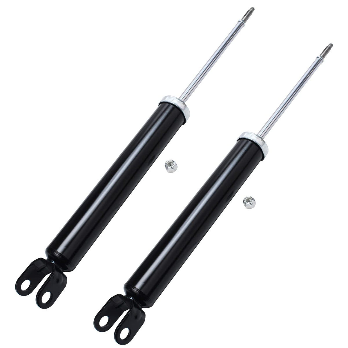 Detroit Axle - Rear Shock Absorbers for 2007-2024 Chevrolet Silverado 1500 | GMC Sierra 1500, 2pc Rear Shock Absorbers Assembly Pair Replacement