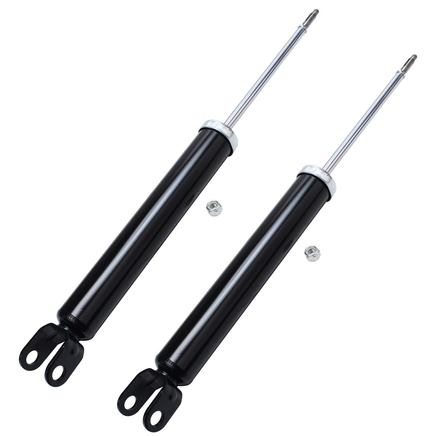 Detroit Axle - Rear Shock Absorbers for 2007-2024 Chevrolet Silverado 1500 | GMC Sierra 1500, 2pc Rear Shock Absorbers Assembly Pair Replacement