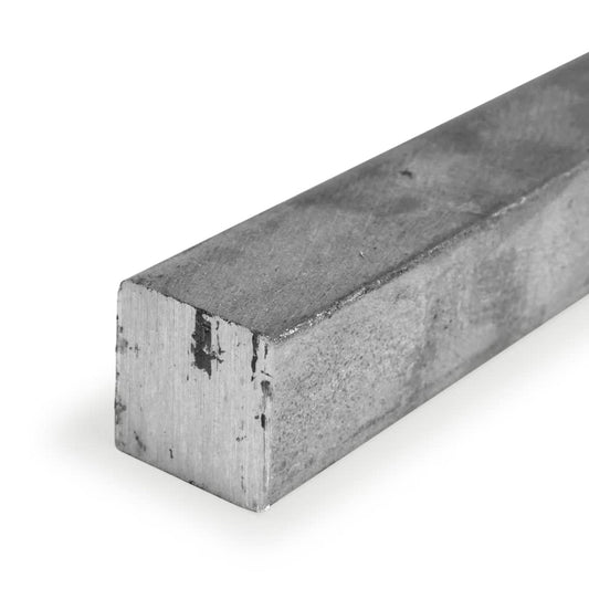 304 Stainless Steel Rectangular Bar, Unpolished (Mill) Finish, Annealed, ASTM A276, 5/8" Thickness, 5/8" Width, 12" Length, OnlineMetals