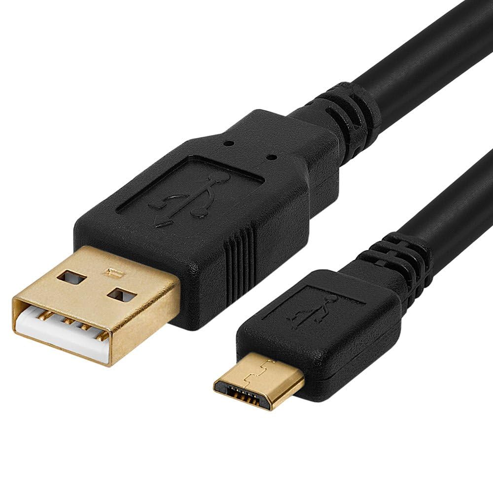 Cmple - Micro USB Cable 6ft Male to Male Micro USB Charging Cable Data Sync USB to USB Cable for Android Phone, Laptop, PC, Tablet, Car GPS, Power Bank - Black
