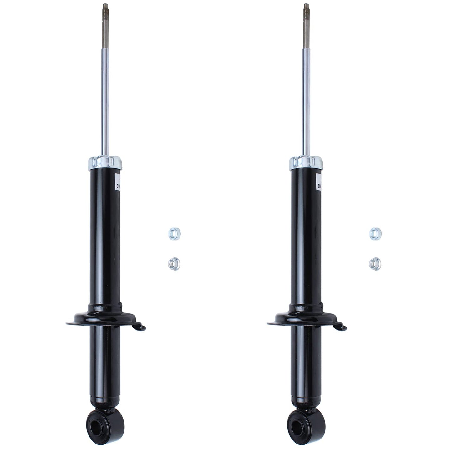 Detroit Axle - Front and Rear Shock Absorbers for 2007-2017 Jeep Wrangler, 2018 Wrangler JK 4 Complete Shock Absorber Assembly 2008 2009 2010 2011 2012 2013 2014 2015 2016 Replacement