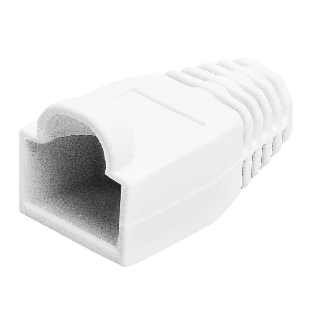 Cmple RJ-45 Strain Relief Boots for CAT5/5E/6 Ethernet LAN Cable Connector Cover Color Blue (Pack of 50)