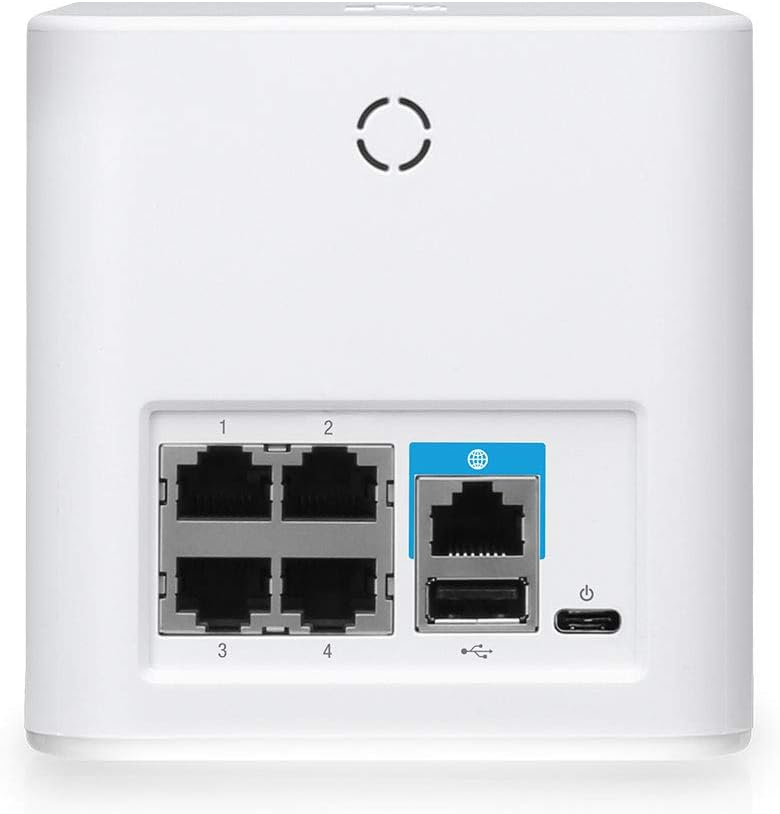 AmpliFi HD WiFi System by Ubiquiti Labs, Seamless Whole Home Wireless Internet Coverage, HD WiFi Router, 2 Mesh Points, 4 Gigabit Ethernet, 1 WAN Port, Ethernet Cable (AmpliFi HD UniBody)