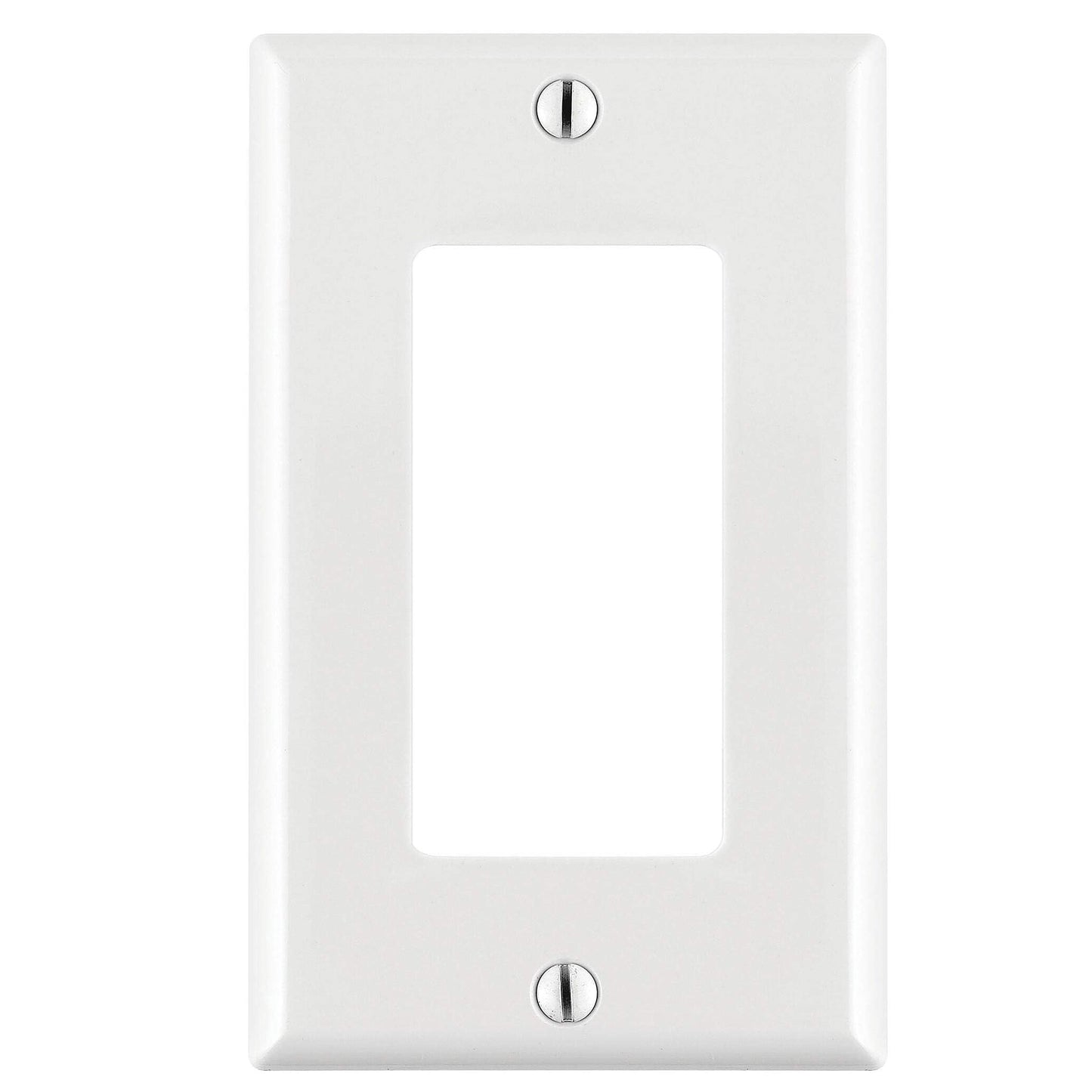 Cmple - Decorator Wall Plate Insert 1-Gang Decorative Single Gang Faceplate Standard Jack Wall Plate Keystone - 3-Port