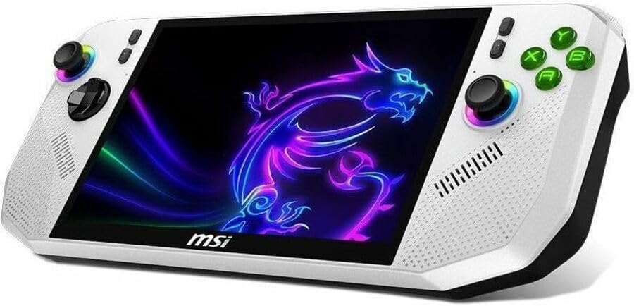 msi Claw A8 PC Gaming Handheld: AMD Ryzen Z2 Extreme, 8" FHD+ 120Hz Display, 24GB LPDDR5x, 1TB NVMe SSD, SD Card Reader, Thunderbolt 4, Win 11 Home: White BZ2EM-070US