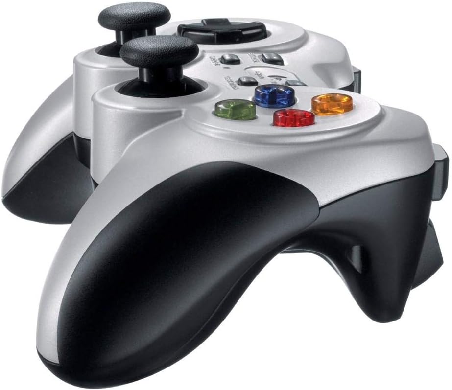 Logitech G F710 Wireless Gamepad with USB Nano Receiver - Grey/Black | 2.4 GHz wireless, USB nano-receiver, dual vibration feedback, 4-switch D-pad, PC compatible