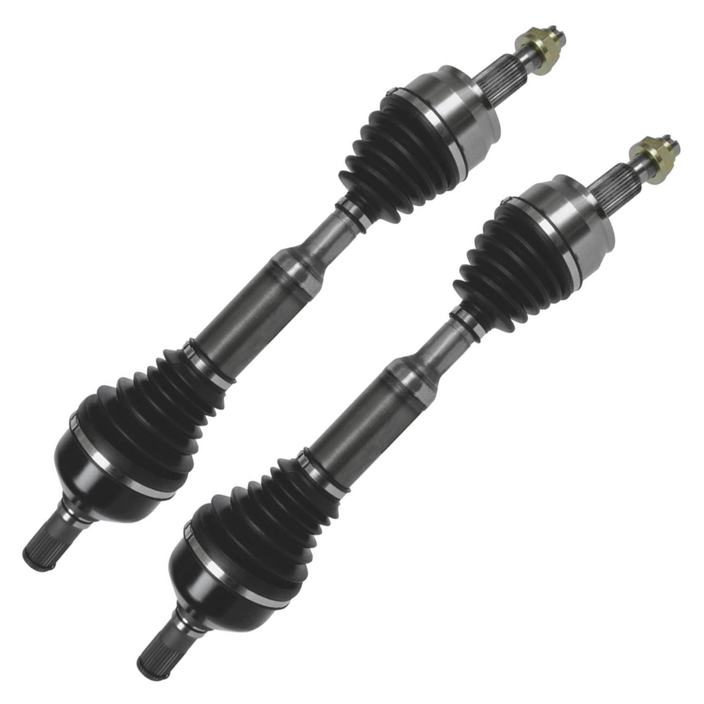 Detroit Axle - 4WD 2 Front CV Axle Shafts for 2007-2020 Chevy Silverado 1500 GMC Sierra Suburban Yukon XL 1500 Tahoe Avalanche Escalade ESV EXT 6 Lugs CV Axle Shafts Assembly Pair Replacement