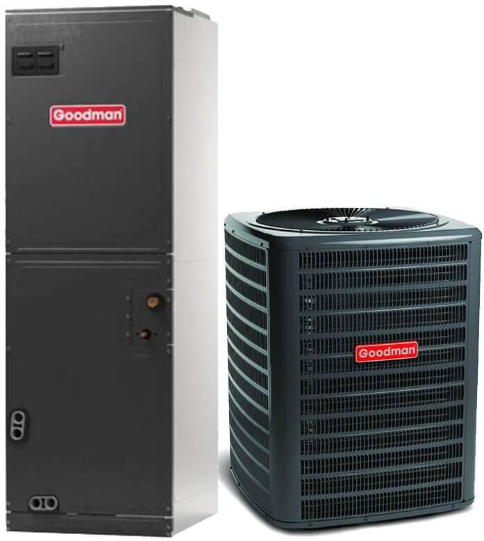 Goodman 3.5 Ton 16 Seer Heat Pump System with Multi Position Air Handler