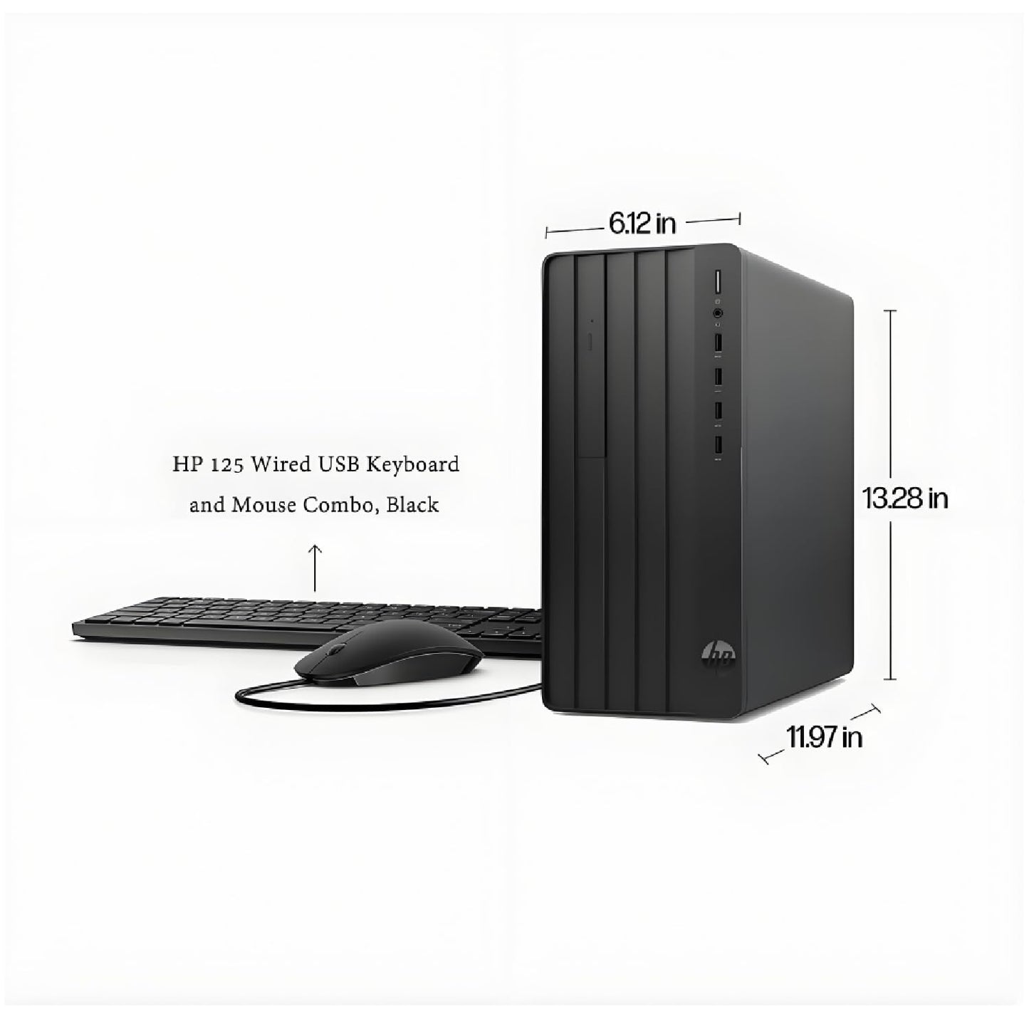 Computadora de escritorio HP Pro Business, procesador Intel Core i9 (16 núcleos, 24 hilos, hasta 5.2 GHz con 30 MB de memoria caché) 64 GB de RAM, SSD PCIe de 2 TB, diseño ultra silencioso, soporte