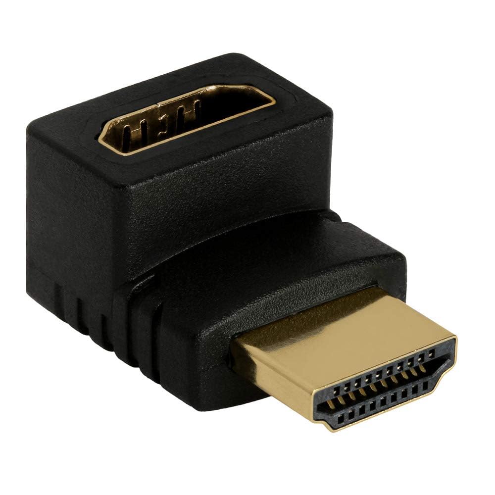 Cmple 10 Pack Micro HDMI Male to HDMI Female Adapter, Gold Plated, Compact Size
