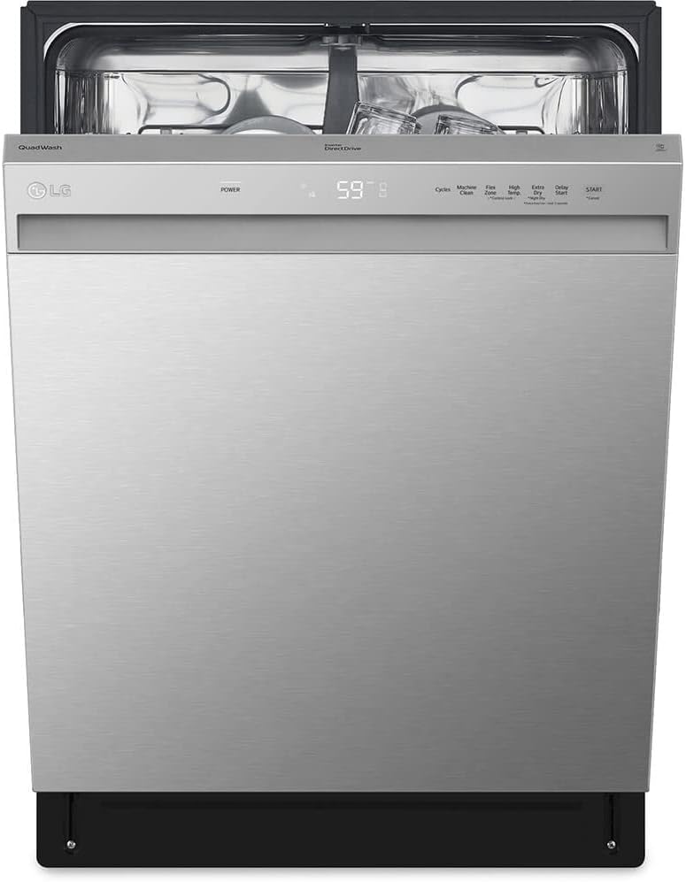 LG LDFN3432T 50 dBA Stainless Front Control built in Dishwasher with QuadWash