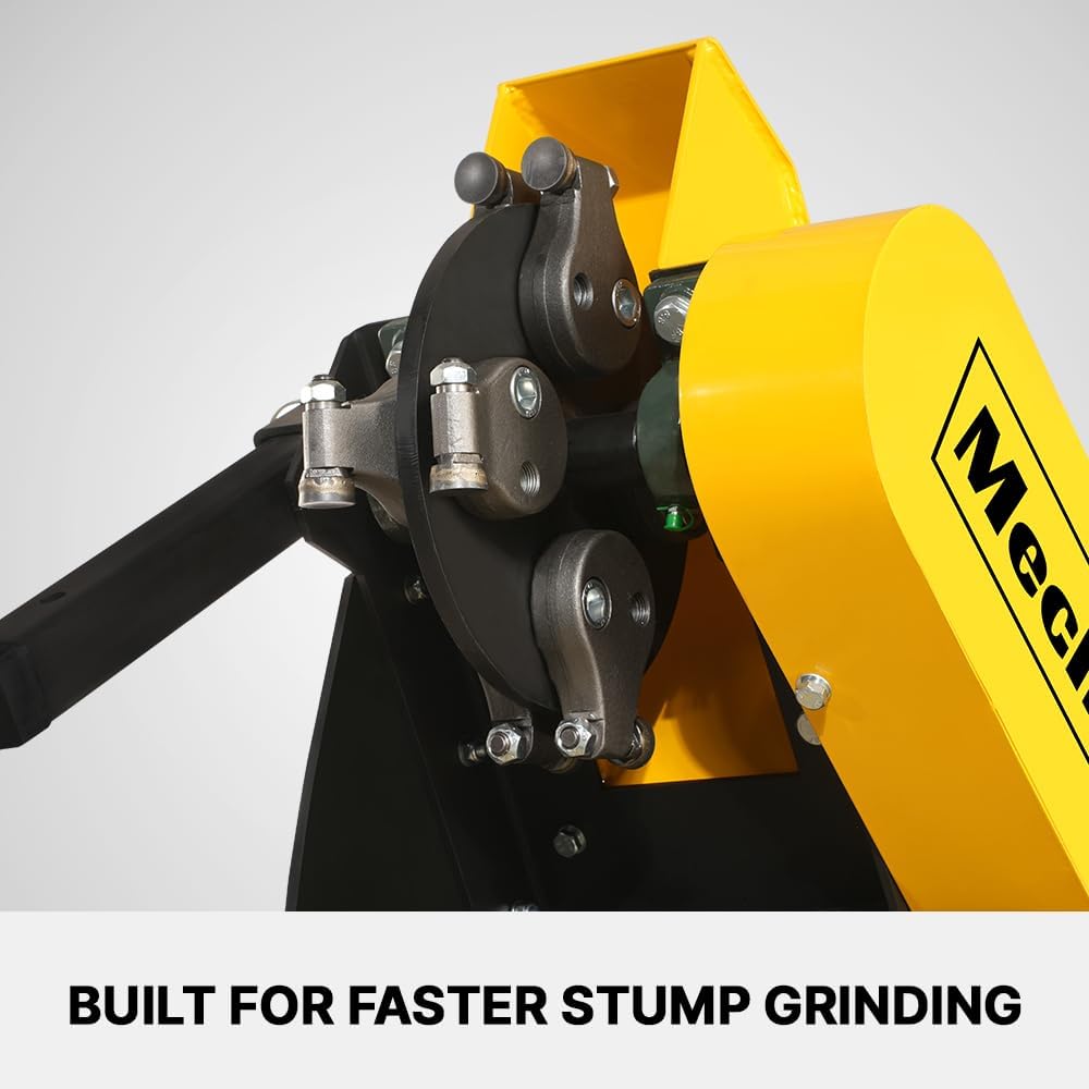 MechMaxx Stump Grinder With Support Leg, DUCAR 420cc 15HP Gas Engine