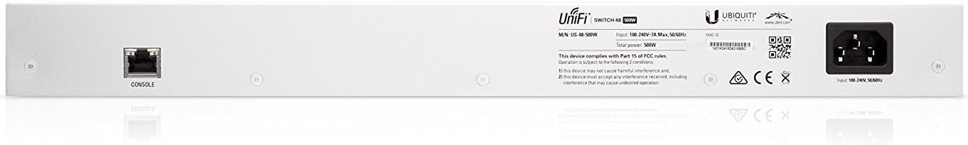 Ubiquiti Networks UniFi US-48-500W 48-Port Ethernet Switch (Renewed)