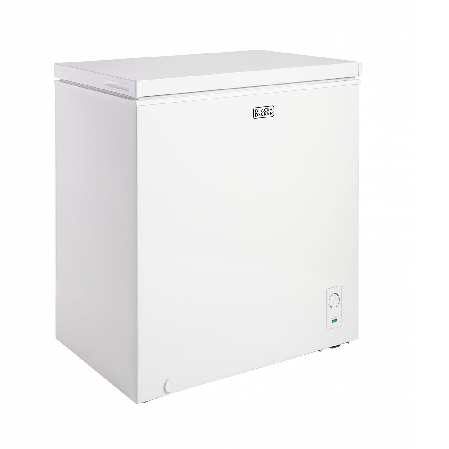 BLACK+DECKER 19.8 Cu. Ft. Chest Freezer, Deep Freezer with Top Opening, Freezer Chest with 2 Removable Storage Baskets, Mechanical Temperature Control, Manual Defrost, R600a Refrigerant,BCF1980E,White