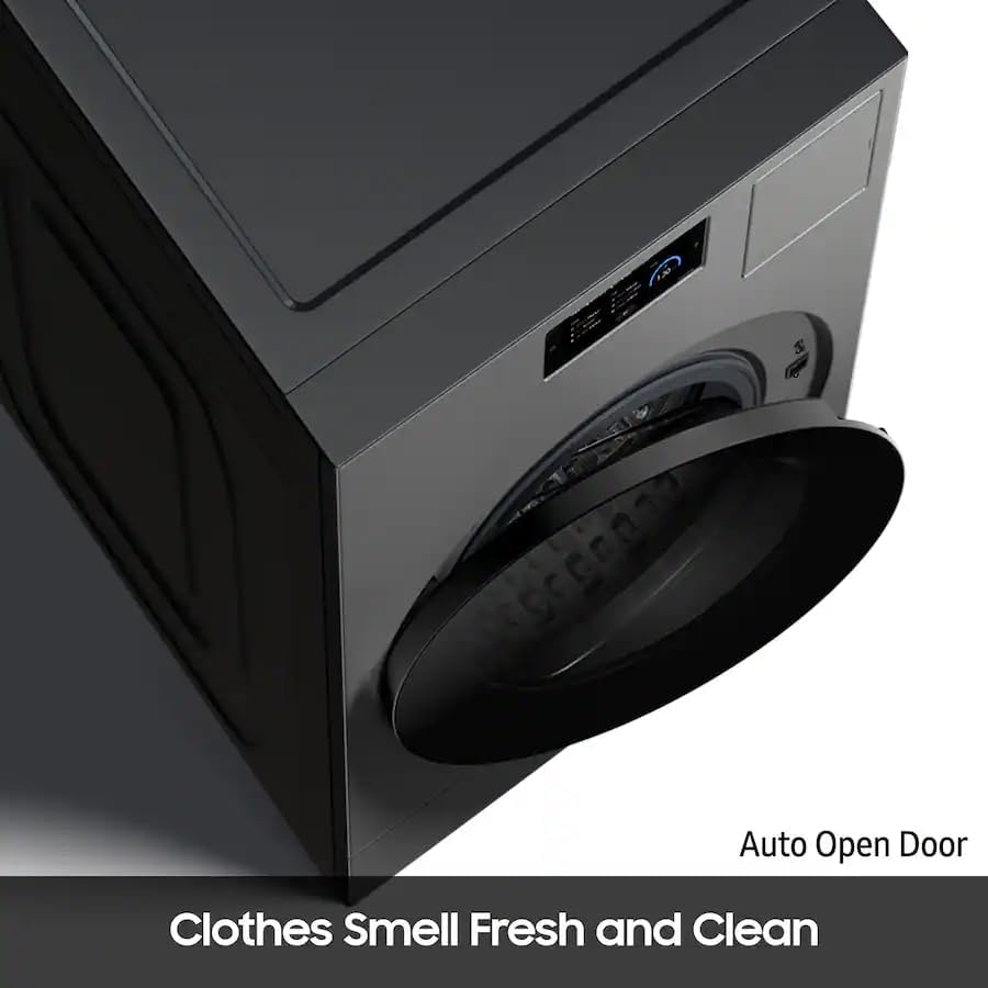 Samsung 5.3 cu. ft. Bespoke AI Laundry Ventless Heat Pump Dryer Combo All-in-One Ultra Capacity Washer with AI Home, Dark Steel, WD53DBA900HZA1
